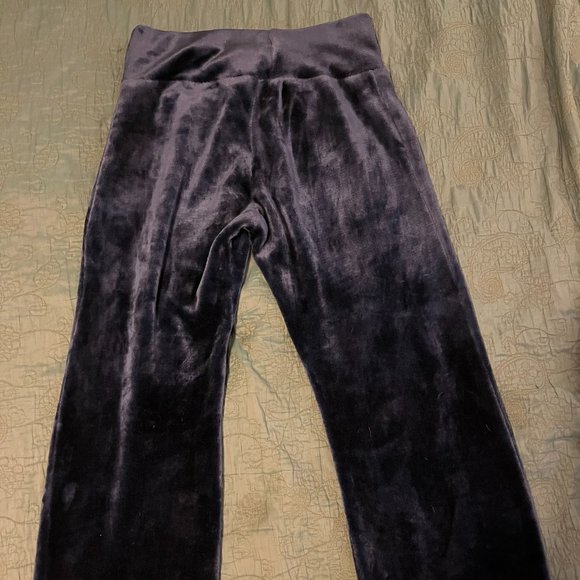 Blue Velour Pants - Picture 4 of 5